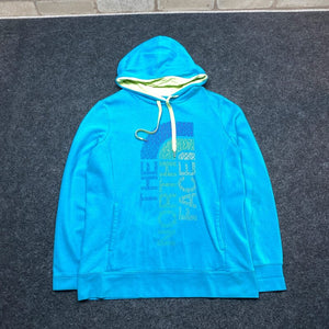 Blue The North Face Hoodie Women's Large Northern Pole Vintage Wholesale 