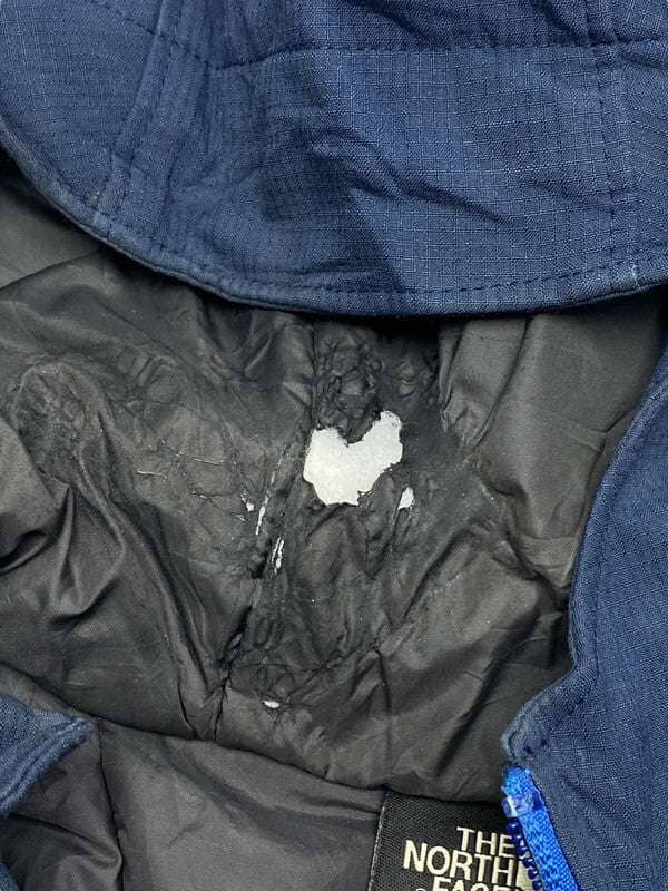 Blue The North Face Raincoat Youth's Large Northern Pole Vintage Wholesale 