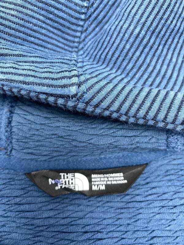Blue The North Face Zip-through Hoodie Men's Medium Northern Pole Vintage Wholesale 