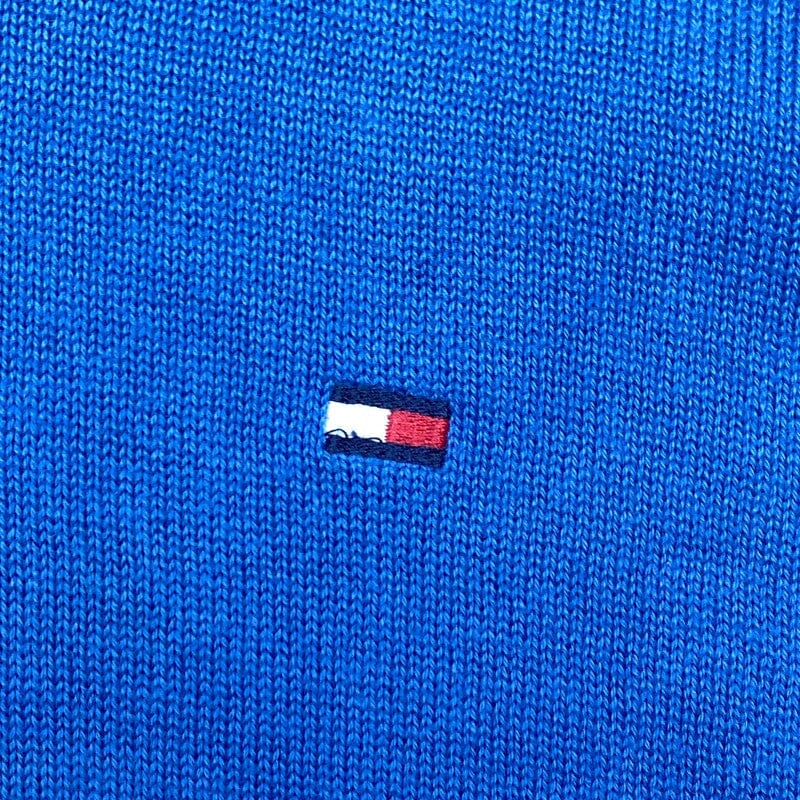 Blue Tommy Hilfiger Jumper Men's Large Northern Pole Vintage Wholesale 
