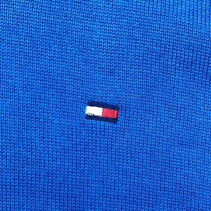 Blue Tommy Hilfiger Jumper Men's Large Northern Pole Vintage Wholesale 