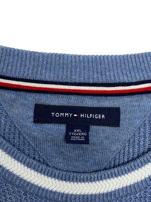 Blue Tommy Hilfiger Jumper Women's XXL Northern Pole Vintage Wholesale 
