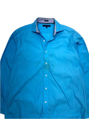 Blue Tommy Hilfiger Shirt Men's Small Northern Pole Vintage Wholesale 