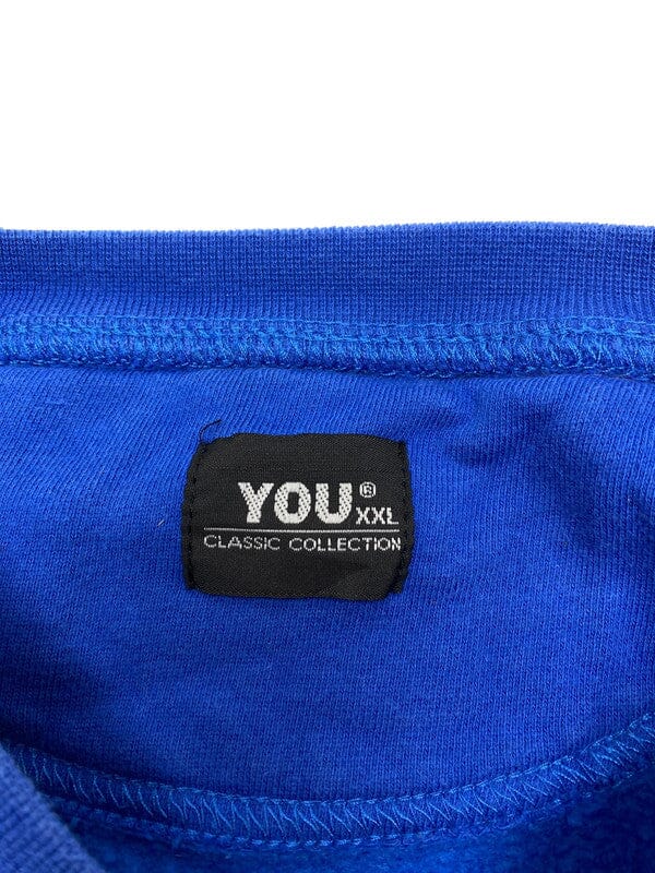 Blue You Embroidery Sweatshirt Men's XXL Northern Pole Vintage Wholesale 