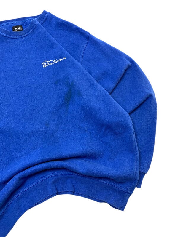 Blue You Embroidery Sweatshirt Men's XXL Northern Pole Vintage Wholesale 