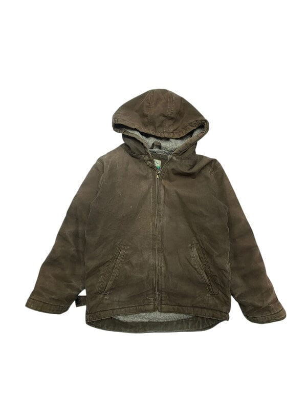 Brown Blue Mountains Workwear Jacket Youth's Medium Northern Pole Vintage Wholesale 