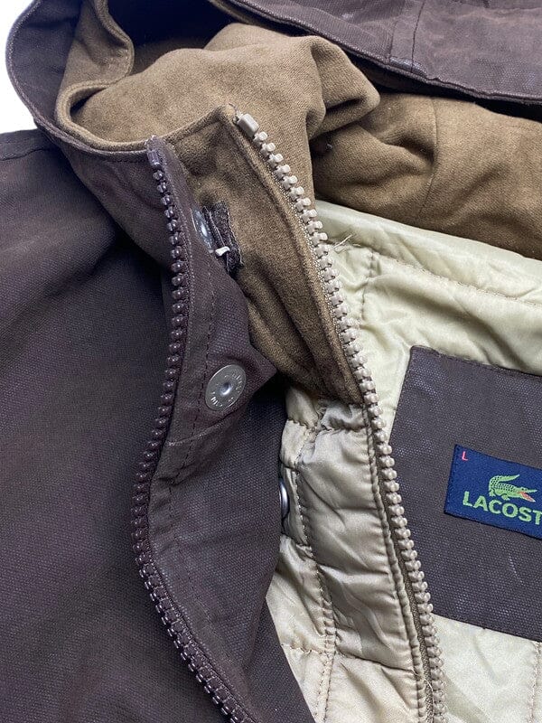 Brown Lacoste 3-in-1 Jacket Men's XL Northern Pole Vintage Wholesale 