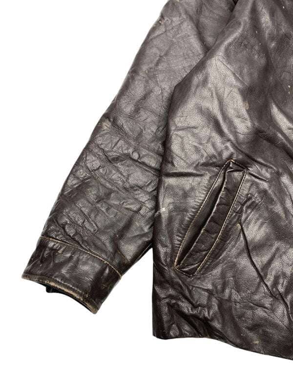 Brown Leather GAP Jacket Men's Medium Northern Pole Vintage Wholesale 