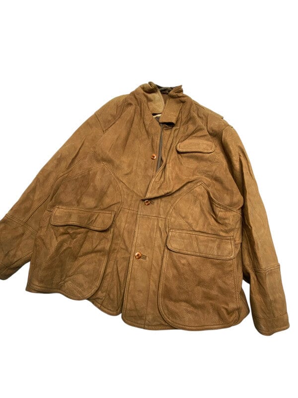 Brown Leather Thinsulate Workwear Jacket Men's XL Northern Pole Vintage Wholesale 
