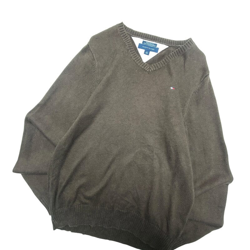 Brown Tommy Hilfiger Sweater Men's Small Northern Pole Vintage Wholesale 