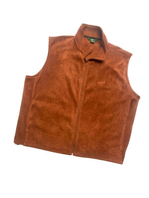 Brown Woolrich Fleece Gilet Men's XXL Northern Pole Vintage Wholesale 