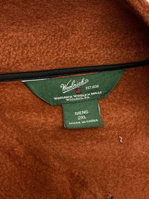 Brown Woolrich Fleece Gilet Men's XXL Northern Pole Vintage Wholesale 