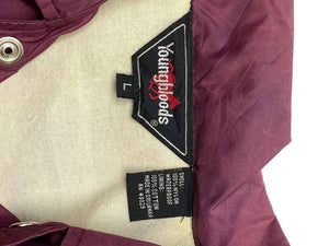 Burgundy Youngbloods Shacket Men's Large Northern Pole Vintage Wholesale 