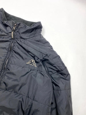 Kappa Black Puffer Jacket with Fleece Lining (Men’s L)