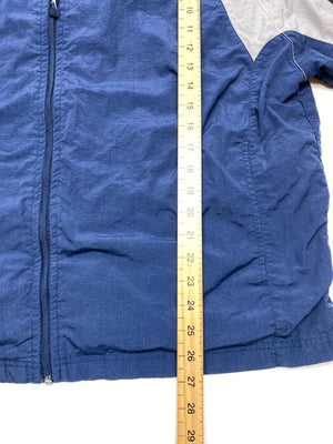 Vintage Reebok Navy & Grey Full-Zip Windbreaker Jacket