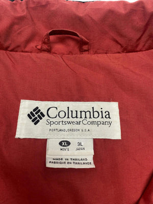 Black and Red Columbia Raincoat Men's XL