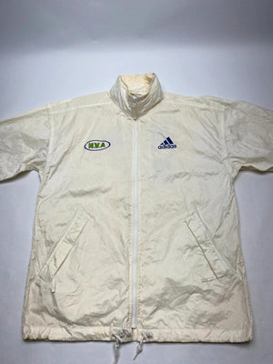 Adidas Vintage Cream Windbreaker Jacket (Men’s L)