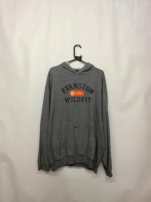 Nike Evanston Wildkit Baseball Grey Hoodie Size L