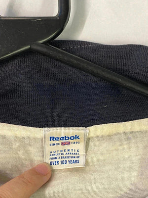 Reebok Men's Lightweight Windbreaker Jacket Grey and Navy