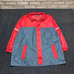 Red-Grey Mohorte Raincoat Men's XXL
