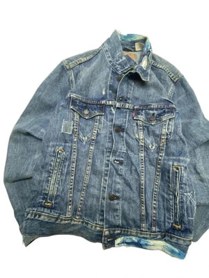 Blue Levi's Denim Jacket Men's Small