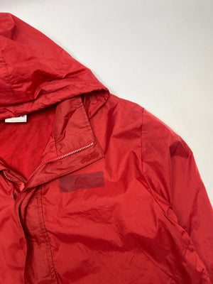 Adidas Vintage Red Windbreaker Jacket with 3-Stripes (Men’s L)