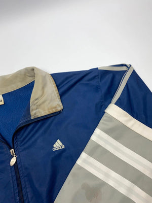 Adidas Vintage Navy & Grey Track Jacket (Men’s L)