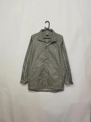 Nike Silver-Grey Windbreaker Jacket – Size S