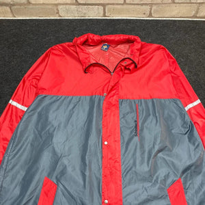 Red-Grey Mohorte Raincoat Men's XXL
