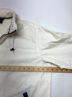 Nike Vintage White Full-Zip Windbreaker Jacket (Men’s L, Made in Thailand)