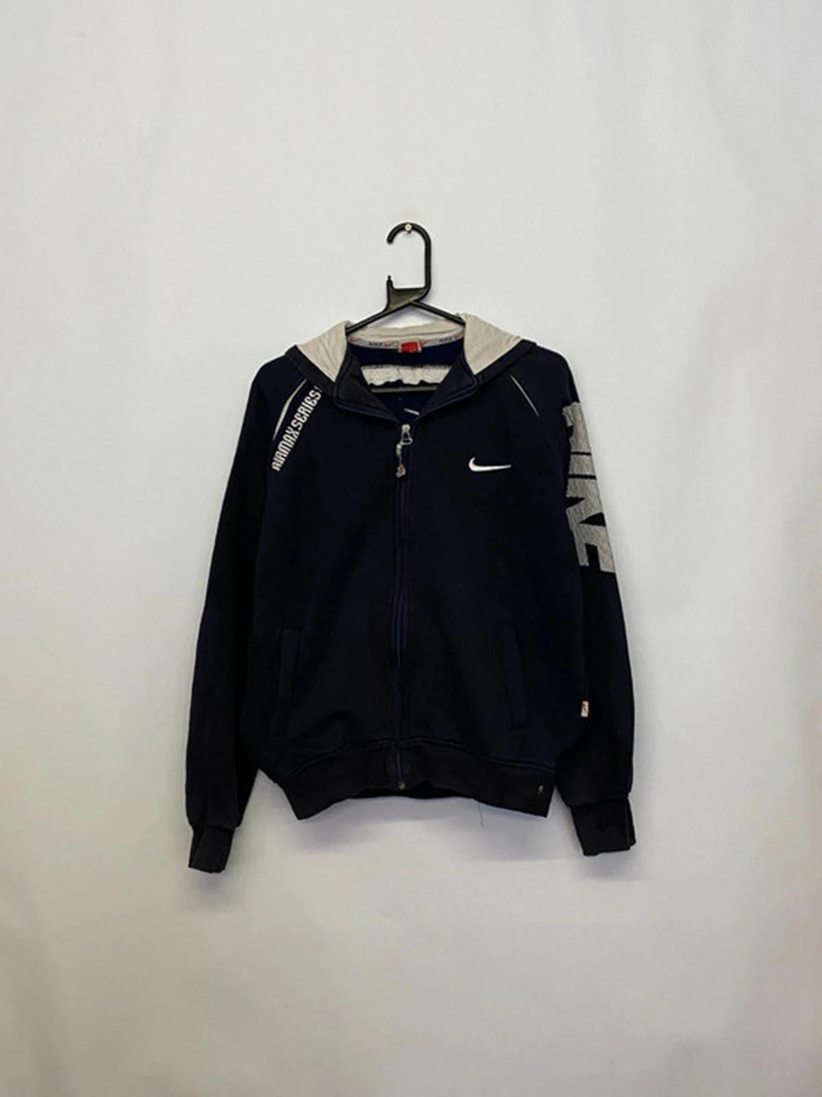 Vintage Nike Team Navy Zip-Up Hoodie – Size S