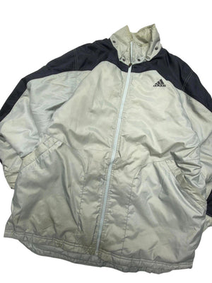 90s Grey Adidas Windbreaker Men's XL