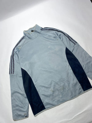 Adidas Vintage 1/4 Mock Neck Training Top – Light Blue