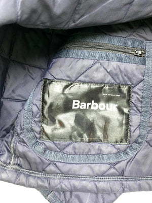Navy Barbour Quilted Jacket Men's Small