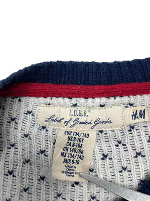 Navy Knitwear Sweater Youth's Small