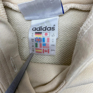 Beige Adidas Hoodie Men's Large