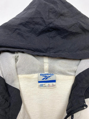 Reebok Vintage Two-Tone Hooded Windbreaker Jacket (Men’s XL/2XL)
