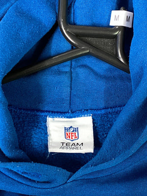 NFL Team Apparel Indianapolis Colts Blue Hoodie Size M