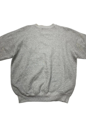 Grey Embroidery Sweatshirt Men's Large