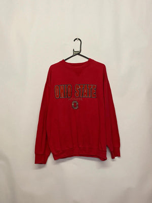 Ohio State Buckeyes Red Crewneck Sweatshirt