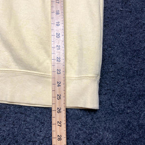 Cream Big Cotton Sweatshirt Men's XL