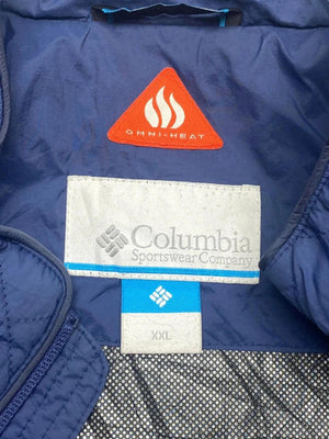 Navy Columbia Quilted Jacket Women's XXL