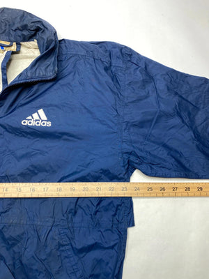 Vintage Adidas Navy Windbreaker Jacket – Size 174 / USA
