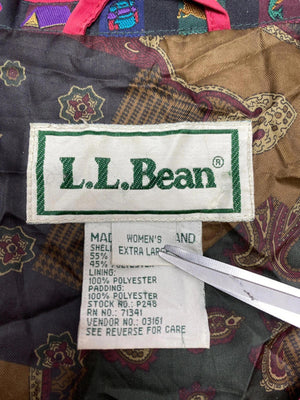 Red L.L. Bean Quilted Jacket Men's XL