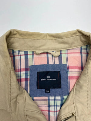 Blue Harbour Beige Harrington-Style Jacket