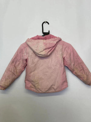 Carhartt Pink Sherpa-Lined Hooded Jacket – XXS (4–5 Years)