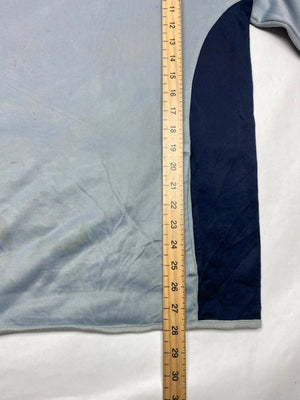 Adidas Vintage 1/4 Mock Neck Training Top – Light Blue