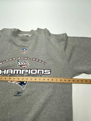 Reebok NFL New England Patriots Super Bowl XXXVI “Champions” Sweatshirt