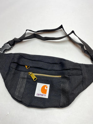 Carhartt Black Waist Bag with Gold Zipper