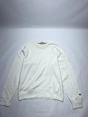 Champion White Crewneck Sweatshirt – Men’s Medium